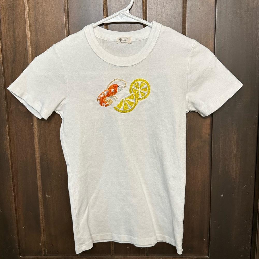 Bead embroidery top